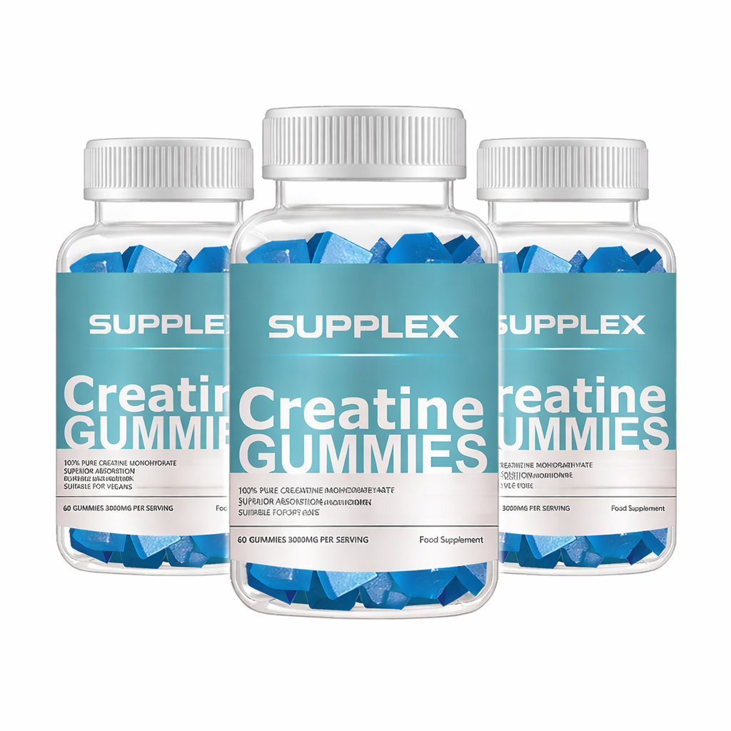 Creatine Gummies 3 Bottle Stack 💪🧠